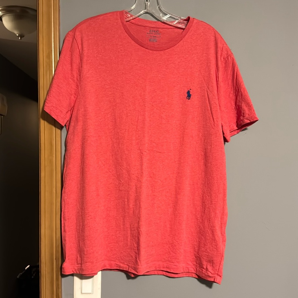 Polo by Ralph Lauren Men's heathered red tee